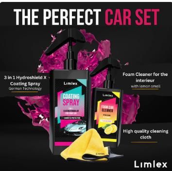 Coating Spray and Foam Car Cleaner 200ml (Combo)